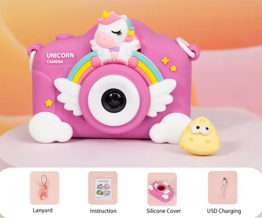 Unicorn Children's Camera Optical Zoom 8x Purple