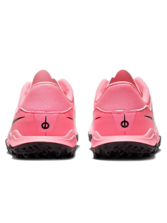 Nike Παιδικά Ποδοσφαιρικά Παπούτσια Jr Tiempo Legend 10 Academy Junior με Σχάρα Ροζ