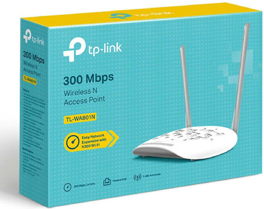 TP-LINK TL-WA801N v5 Punct de acces Wi-Fi 4 Bandă unică (2.4GHz)