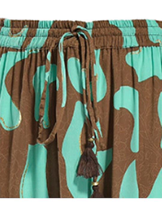 Ble Resort Collection Damenbademode Rock Braun/Minze