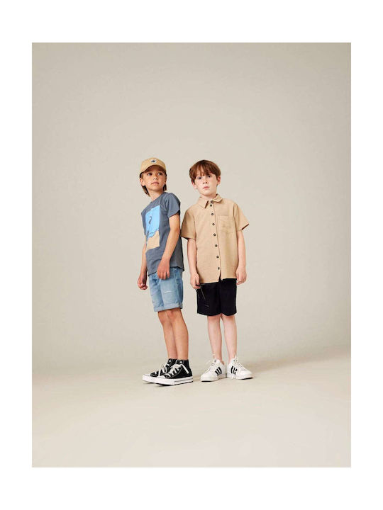 Name It Kinder Shorts/Bermudas Stoff DUNKELBLAU