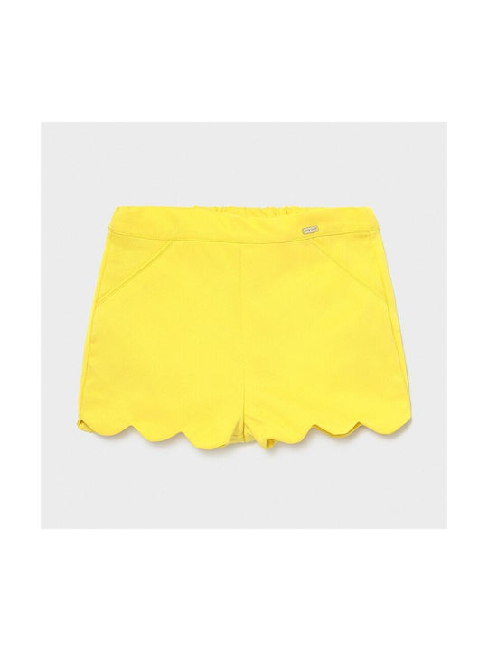 Mayoral Kids Shorts/Bermuda Fabric Yellow