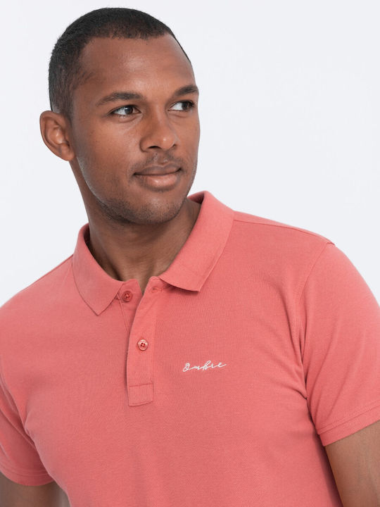 Ombre Men's Blouse Polo Coral