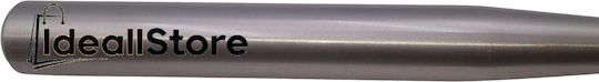 Set Three Ideallstore Baseball Bats Home Run Aluminum 80 Cm Silver
