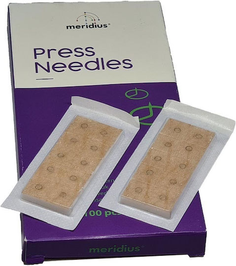 Meridius Press Needles Βελονες Βελονισμου Ημιμονιμες 100τμχ 0.2x1.5mm