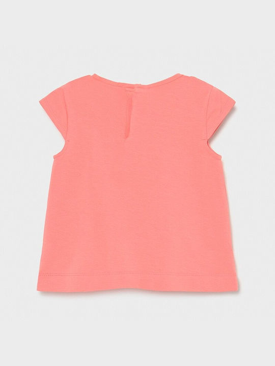 Mayoral Kids Blouse Short Sleeve Coral