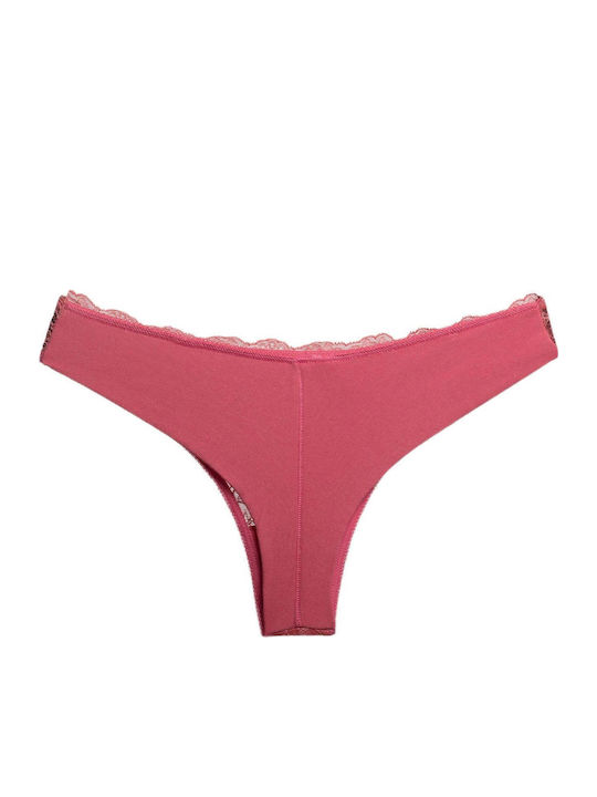 Damen Brasilien Nahtlos mit Spitze Black