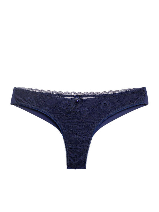Damen Brasilien Nahtlos mit Spitze Black