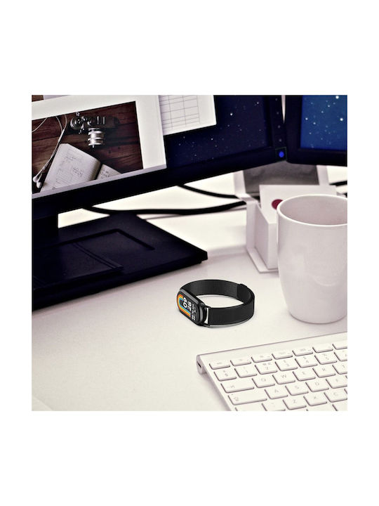 Tech-Protect MILANESEBAND Λουράκι Ανοξείδωτο Ατσάλι Χρυσό (Xiaomi Smart Band 8 / 9 / NFC)
