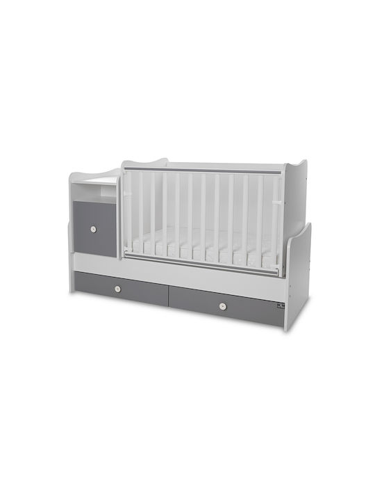 Lorelli Pătuț Bebeluși Multifuncțional Trend Plus Alb pentru Saltea 62x110cm Lorelli Pătuț Bebeluși Multifuncțional Trend Plus Alb pentru Saltea 62x110cm