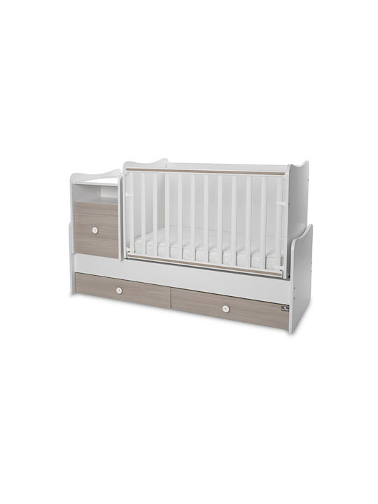 Lorelli Pătuț Bebeluși Multifuncțional Trend Plus Alb pentru Saltea 62x110cm Lorelli Pătuț Bebeluși Multifuncțional Trend Plus Alb pentru Saltea 62x110cm