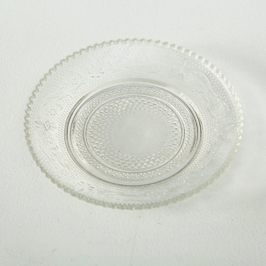 MSA Plate Shallow Glass Transparent with Diameter 15cm 2pcs