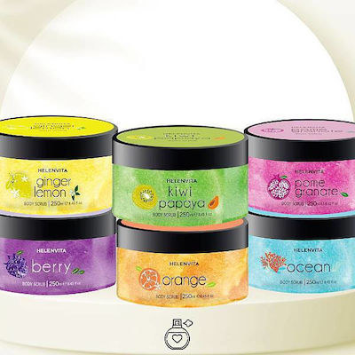 Helenvita Body Scrub Berry Απολέπιση Σώματος 250ml