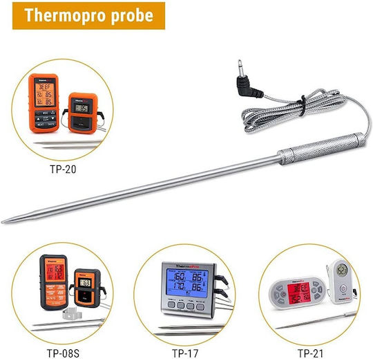 Thermo Pro Ψηφιακό Θερμόμετρο BBQ με Ακίδα