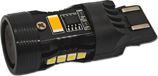 Lampen Auto W21/5W LED 5500K Kaltes Weiß 12V 1Stück