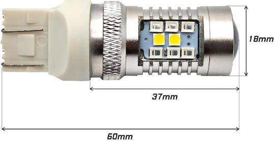 Лампи Автомобила W21/5W Canbus LED Бял 12V 1бр