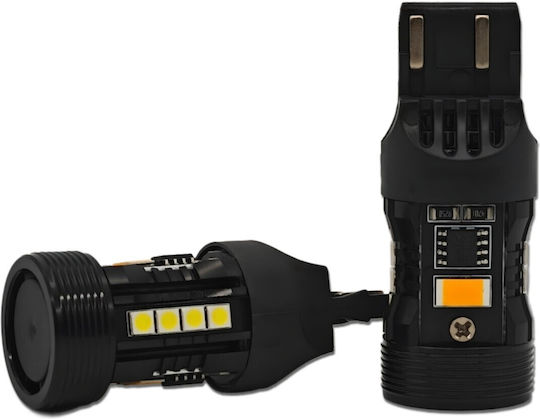 Lampen Auto W21/5W LED 5500K Kaltes Weiß 12V 1Stück