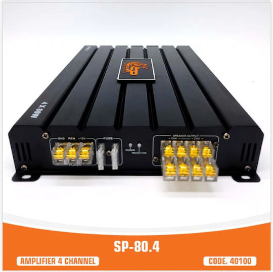 SP Audio Αυτός είναι ο Ενισχυτής Αυτοκινήτου 4 Kanäle
