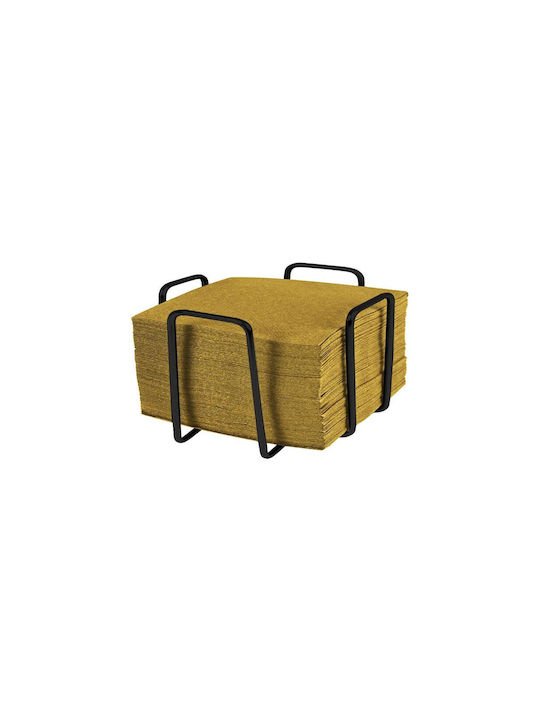 Quttin Χαρτοπετσετοθήκη Μεταλλική Μαύρη 17.5x17.5x9.5cm BQ01011075667