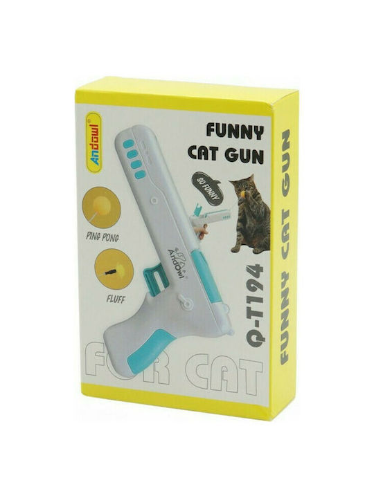 Andowl Cat Toy Light Blue