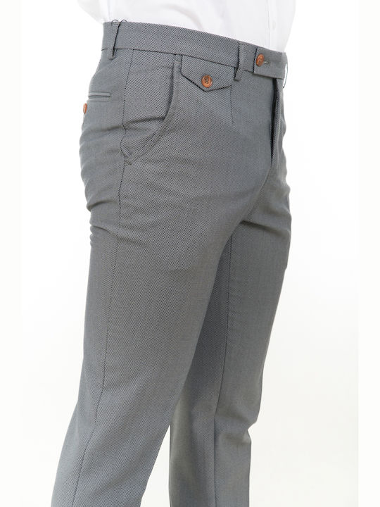 Mezzo Uomo Men's Trousers Gray