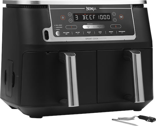 Ninja Foodi MAX Dual Zone Air Fryer with Double Detachable Bucket 9.5lt Black