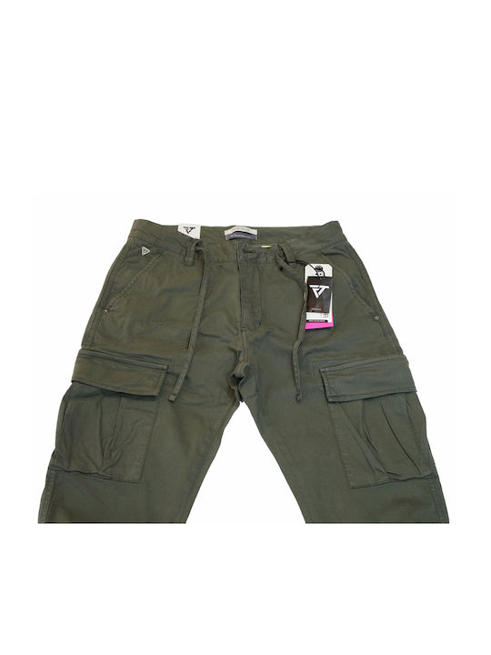 Frank Tailor Men's Trousers Cargo Green