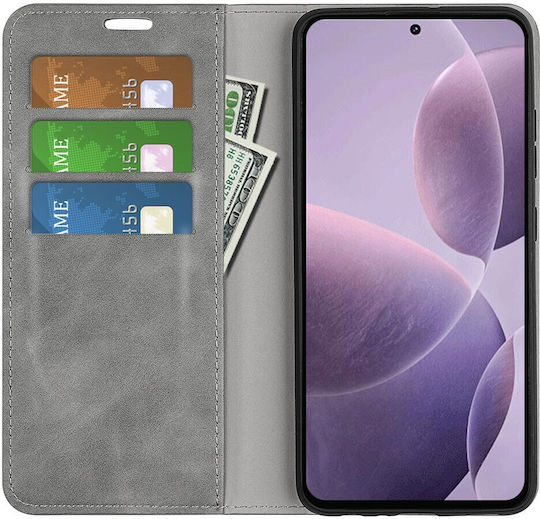 Retro Magnetic Book Γκρι (Xiaomi Poco F6 Pro 5G)