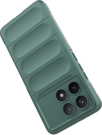 Magic Shield Back Cover Silicon Verde (Xiaomi Poco F6 Pro 5G)