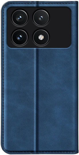 Retro Magnetic Book Blue (Xiaomi Poco F6 Pro 5G)