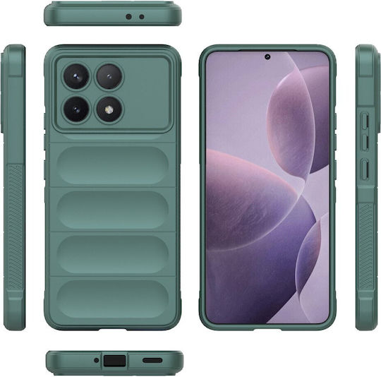 Magic Shield Back Cover Silicon Verde (Xiaomi Poco F6 Pro 5G)