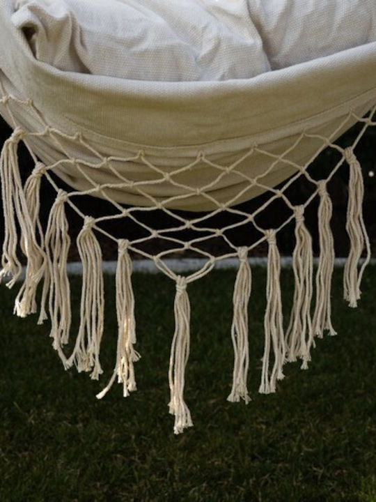 Gardlov Single Hammock Beige 130x97cm
