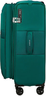 Samsonite Travel Suitcase Pine Green with 4 Wheels