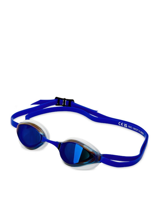 Arena Python Adult Swimming Goggles with Anti-Glare Lenses Blue