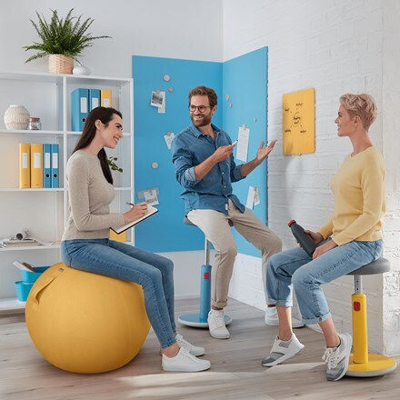 Leitz Ergo Cosy Μπάλα Pilates σε Μπλε Χρώμα