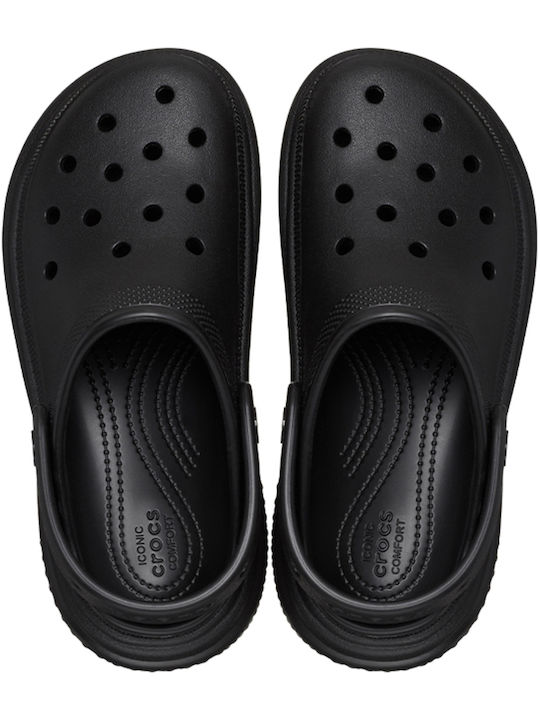 Crocs Stomp Σαμπό Μαύρα