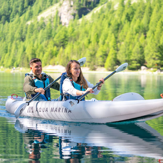 Aqua Marina Halve 398 Ultra 15692 Φουσκωτό Kayak Θαλάσσης 2 Ατόμων Λευκό