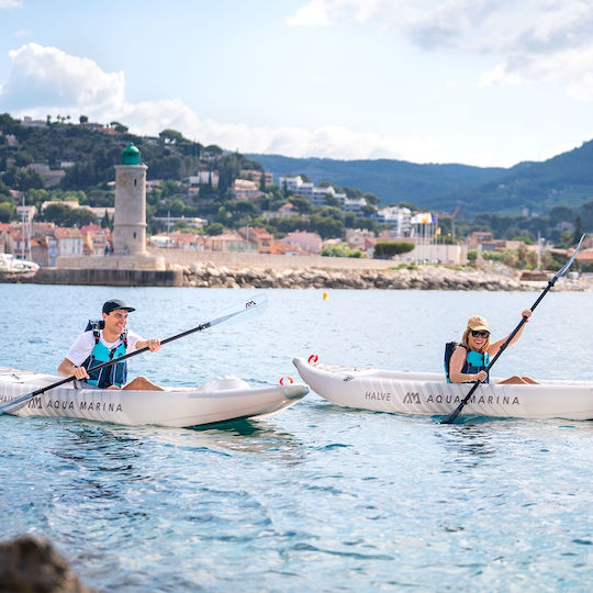 Aqua Marina Halve 398 Ultra 15692 Φουσκωτό Kayak Θαλάσσης 2 Ατόμων Λευκό