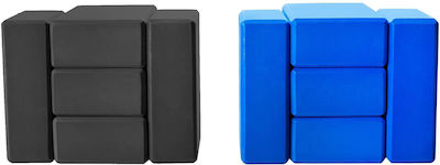 4FIZJO Yoga Blocks Black 23x15x7.6cm