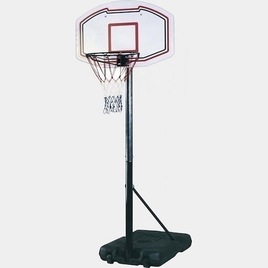 AMILA Adjustable Baskelball Hoop with Stand with Transport Wheels 200-260cm