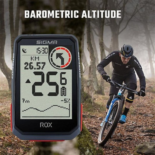 Sigma Sport Rox 4.0 Αδιάβροχο Ασύρματο GPS Ποδηλάτου Μαύρο