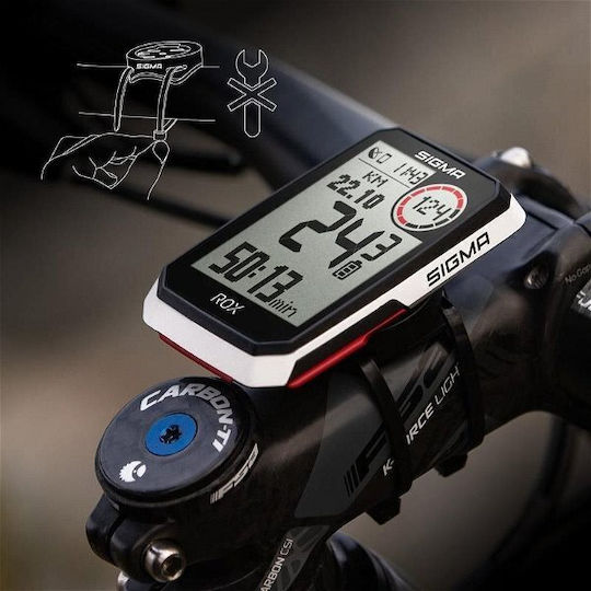 Sigma Sport Rox 4.0 Αδιάβροχο Ασύρματο GPS Ποδηλάτου Μαύρο