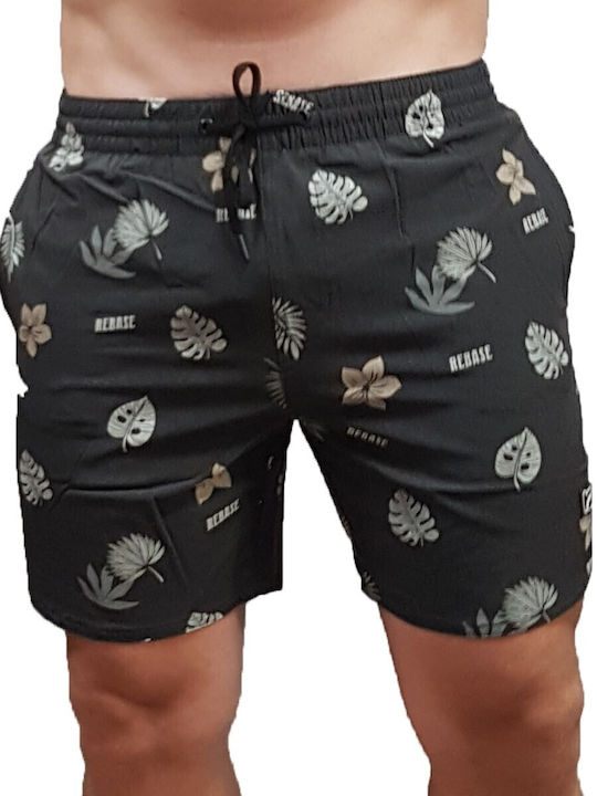 Rebase Men's Swimwear Shorts Black Melange