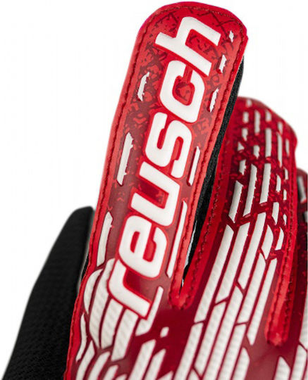 Reusch Attrakt Starter Solid Голмански ръкавици Детски Червени