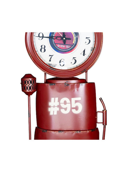 Antique Wall Clock Red Ø40cm