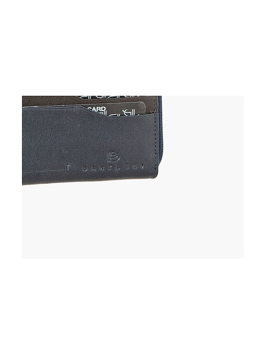 Bartuggi 521-110 Δερμάτινο Ανδρικό Πορτοφόλι Καρτών Μπλε
