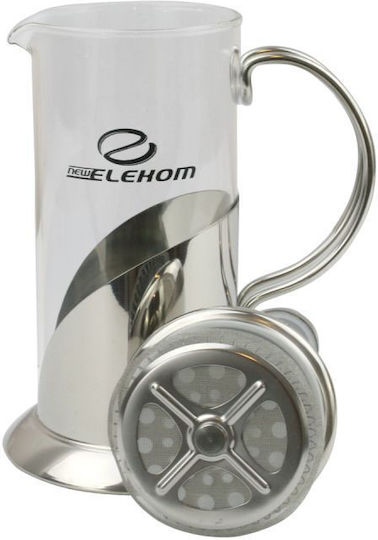 Elekom Filterkaffeemaschine Handbetrieb Rostfreier Stahl Silber 350ml