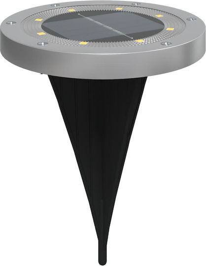 vidaXL Set of 12 Floor Solar Lights 10lm Warm White with Photocell IP65 11cmx13cmcm