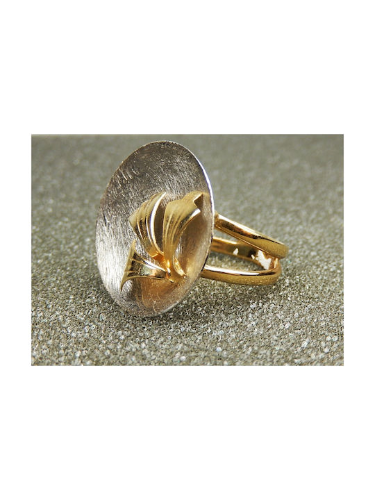 Polytimo Damen Ring aus Weißgold 14K