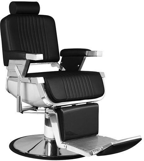 Barber Equipment Καρέκλα Barbier Schwarz mit verstellbarer Höhe